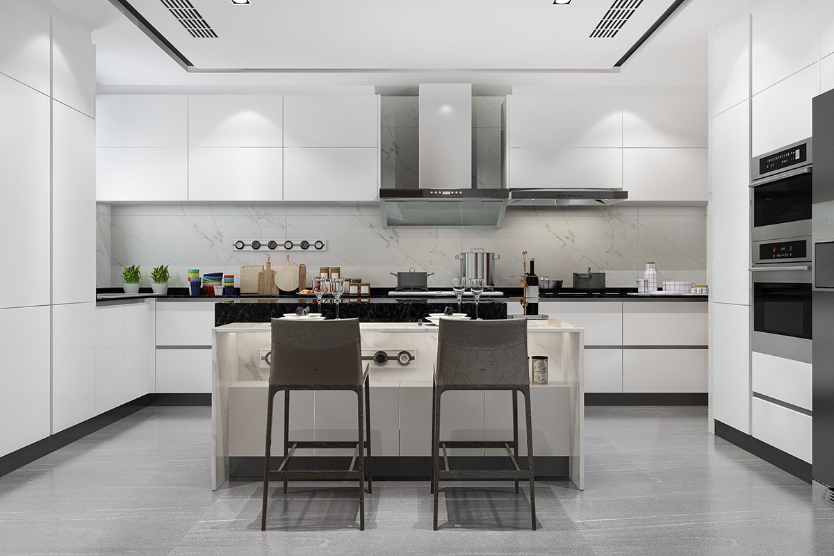 3d-rendering-white-minimal-kitchen-with-wood-decoration